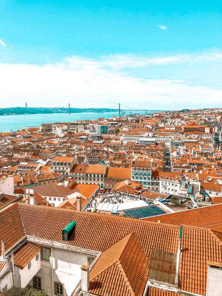Aussicht über Lissabon