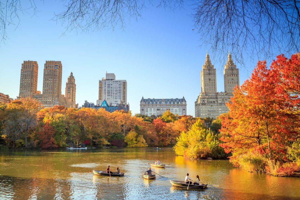 Im Central Park kann man auch ein Boot leihen