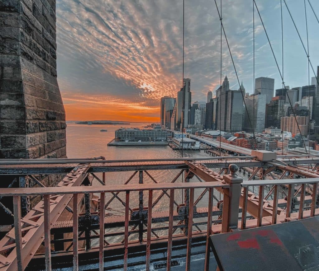 Touristenattraktion Brooklyn Bridge