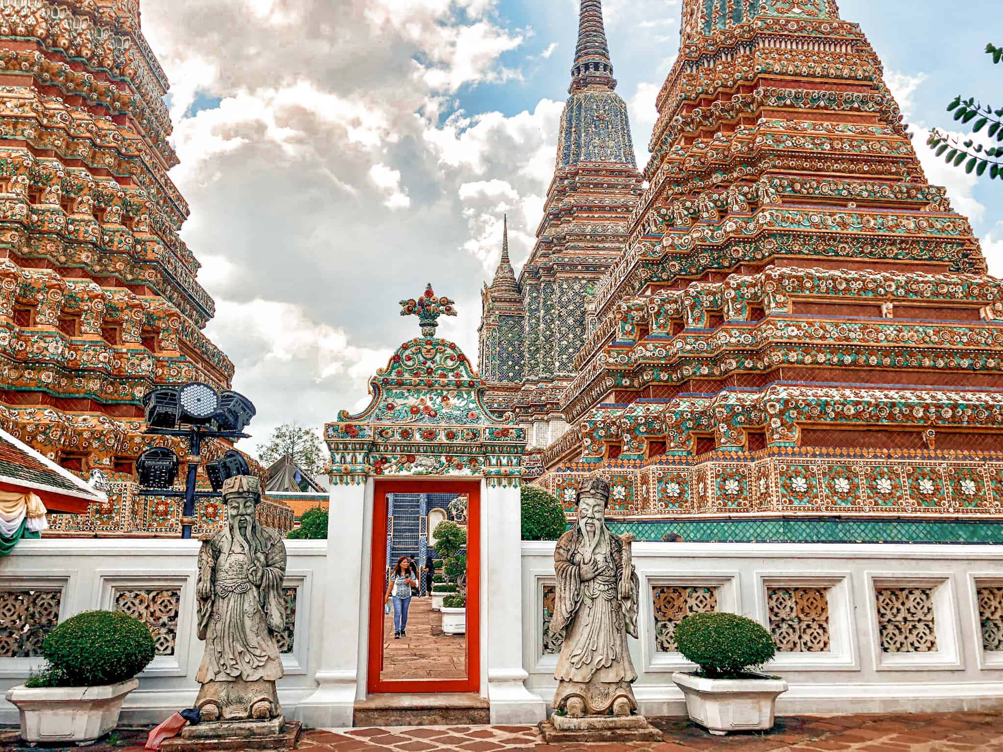 Wat Pho Tempel Fotomotiv von Bangkok