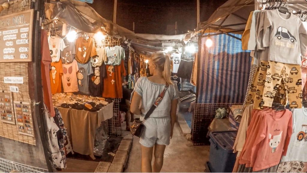 Bangkok nächtlicher Markt