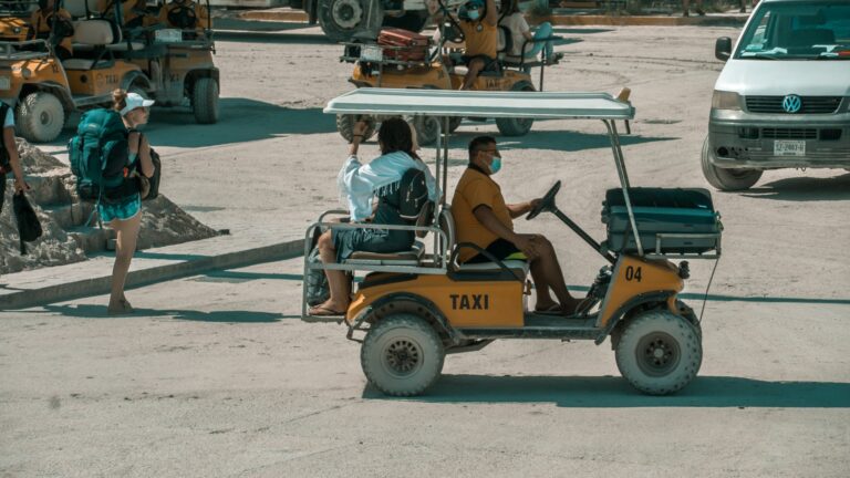 Taxifahren auf Isla Holbox