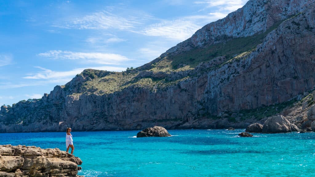 Bucht Cala Figuera auf Mallorca, Formentor Landzunge