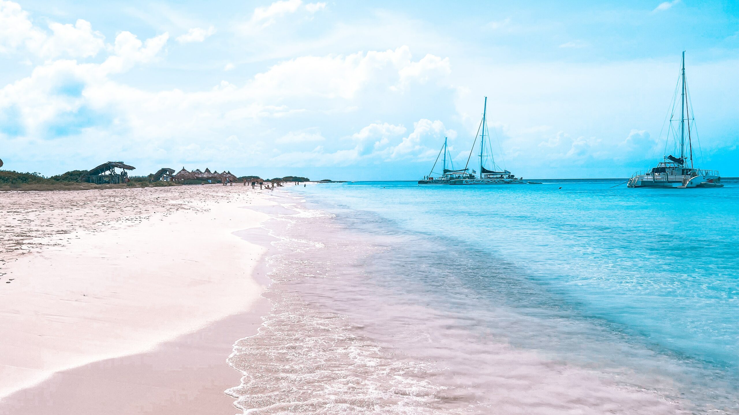 Der Strand von Klein Curacao (Little Curacao)