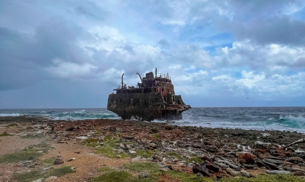 Schiffswrack Klein Curacao