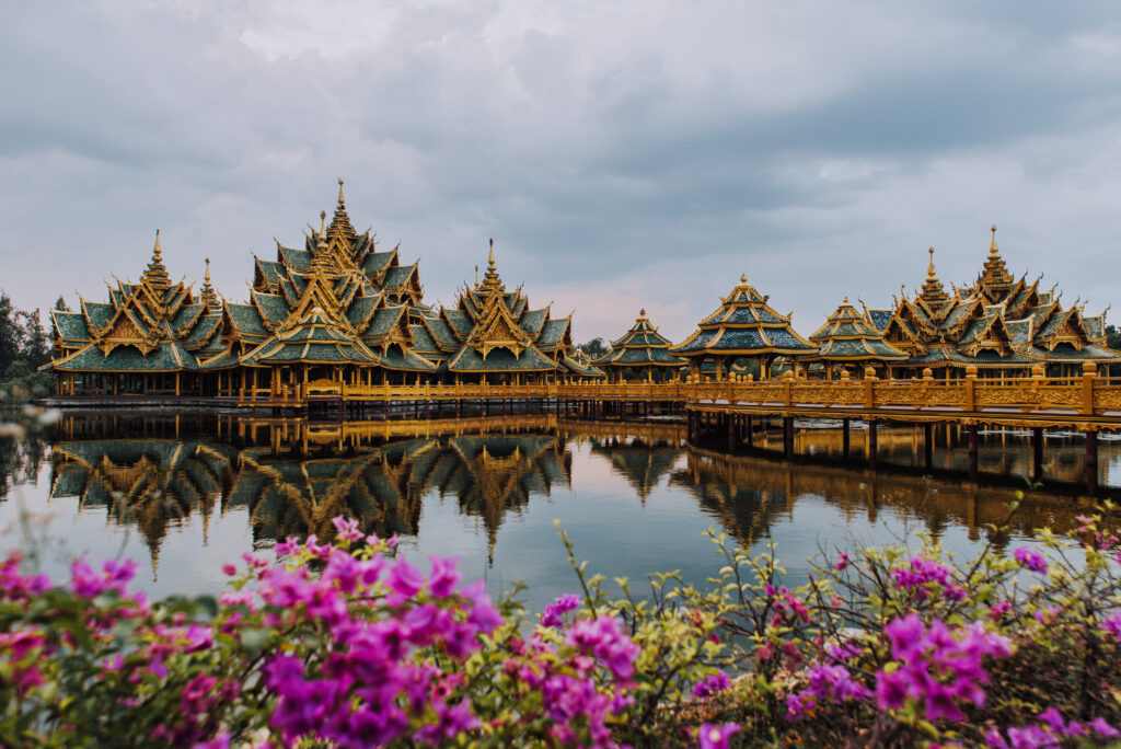 Wunderschöne Tempel in Bangkok City