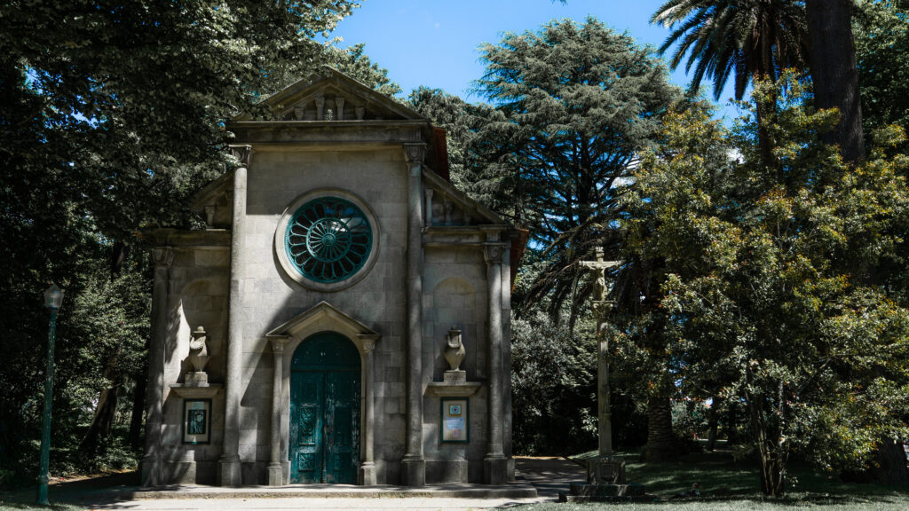 Jardin do Cristal Porto mit Gebaeude