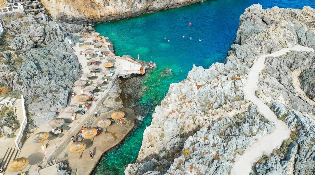 Kalypso Strand in Kreta (Griechenland)