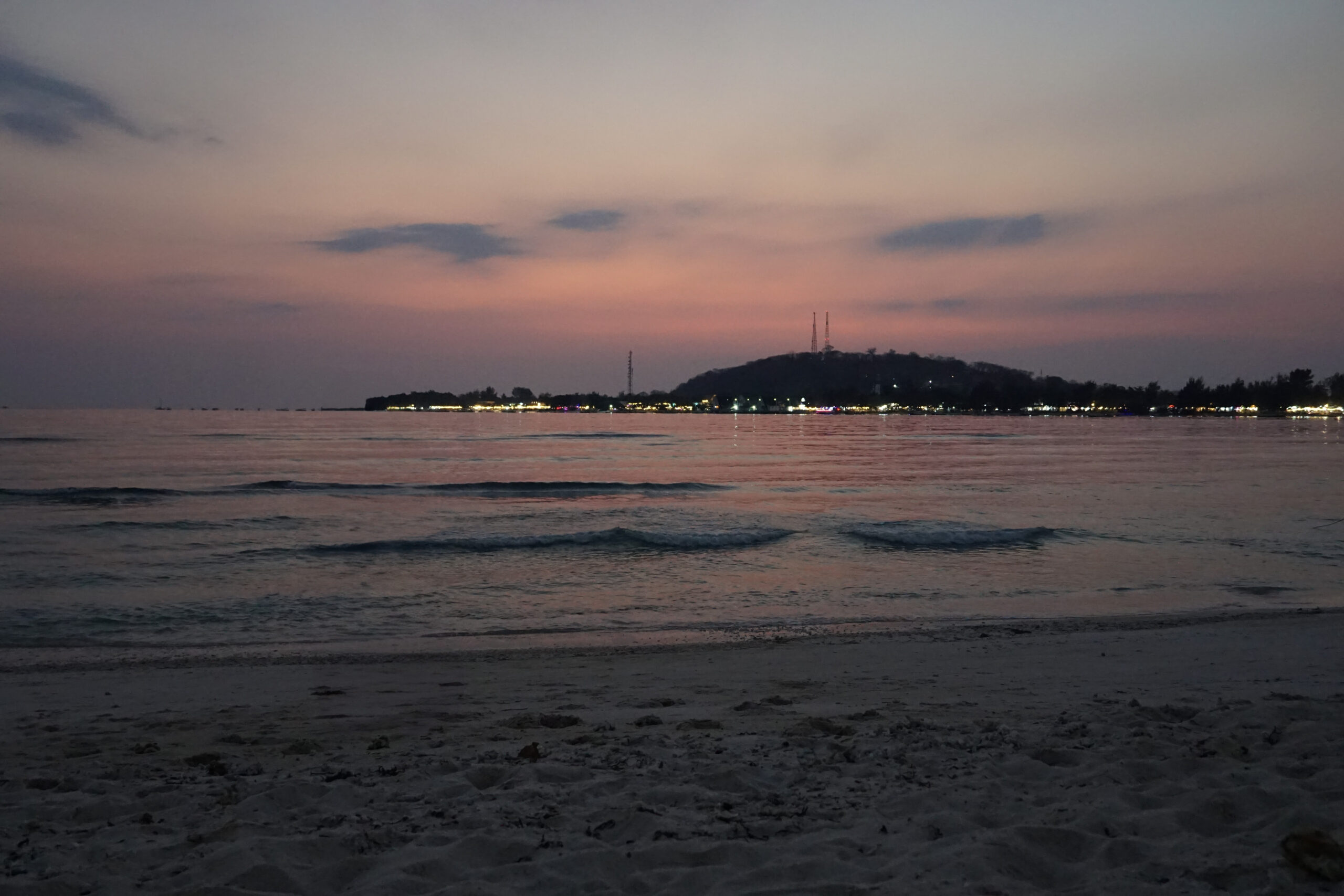 Sonnenuntergang Gili Inseln